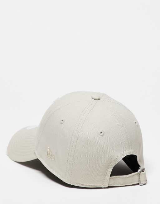 New Era - NY Yankees 9twenty - Beige kasket i denim med slid, 3 af 3