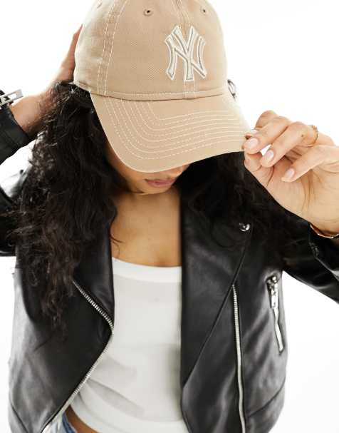 New Era – NY Yankees 9twenty – Beige keps med kontrasterande sömmar - view 1