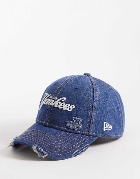 New Era - NY Yankees 9twenty - Cappellino di jeans invecchiato blu medio - view 1