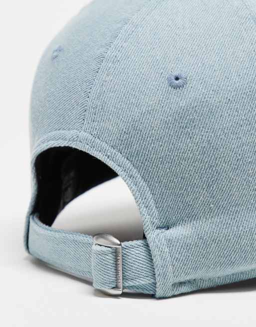 New Era - NY Yankees 9twenty - Cappellino in denim slavato con logo piccolo, 4 di 4