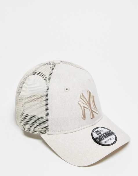 New Era - NY Yankees 9twenty - Cappellino trucker in lino beige - view 1