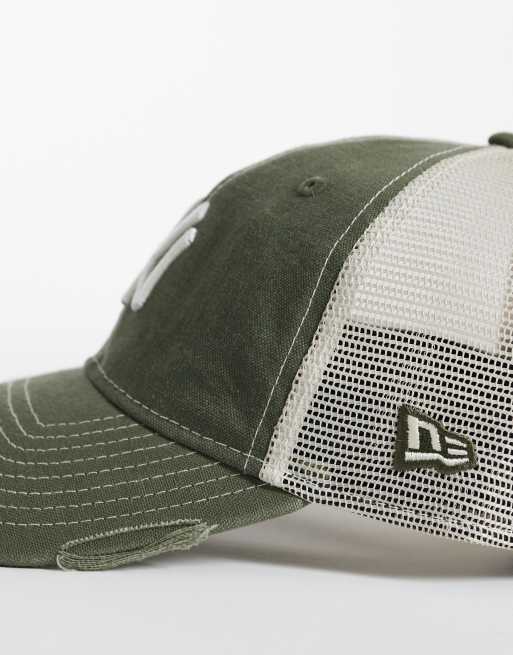 New Era - NY Yankees 9twenty - Casquette camionneur en coton - Kaki, 3 de 3