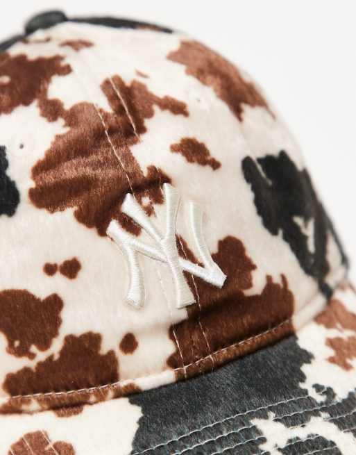 New Era NY Yankees 9twenty cow print cap in multi, 3 of 3
