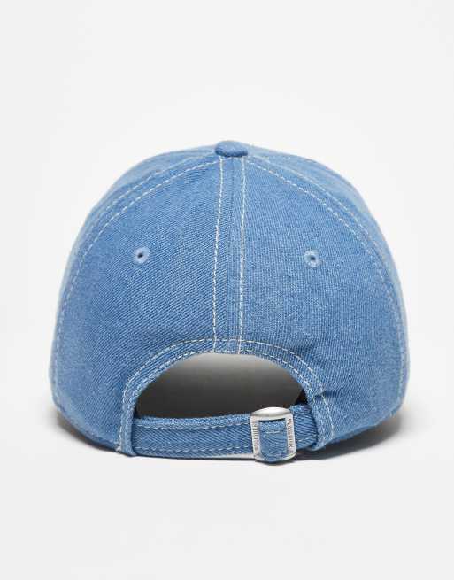 New Era – NY Yankees 9Twenty – Denim-Kappe in Blau mit Used-Details , 2 von 3