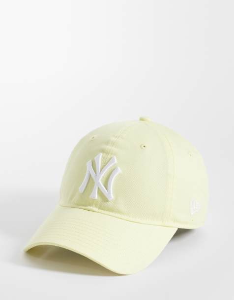 New Era NY Yankees 9twenty essential cap in yellow - view 1