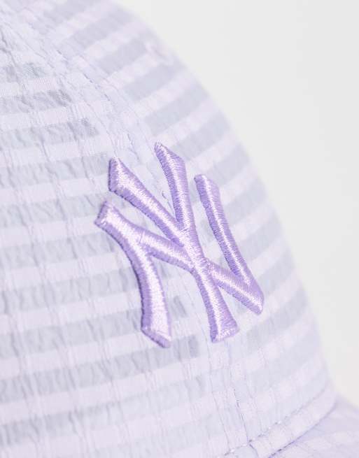 New Era – NY Yankees 9Twenty – Kappe aus Seersucker in Flieder, 2 von 3
