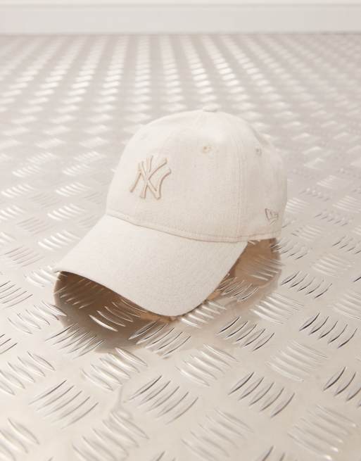 New Era - NY Yankees - 9Twenty - Råhvid kasket i hørblanding, 3 af 3
