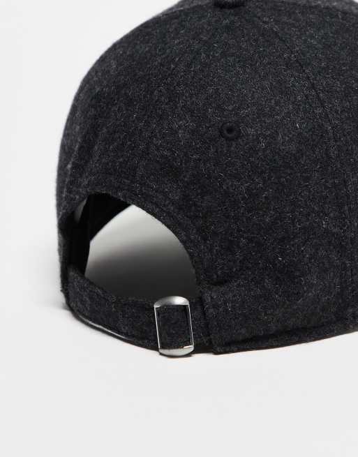 New Era - NY Yankees 9TWENTY - Sort kasket med kontrasterende logo i uld, 2 af 3