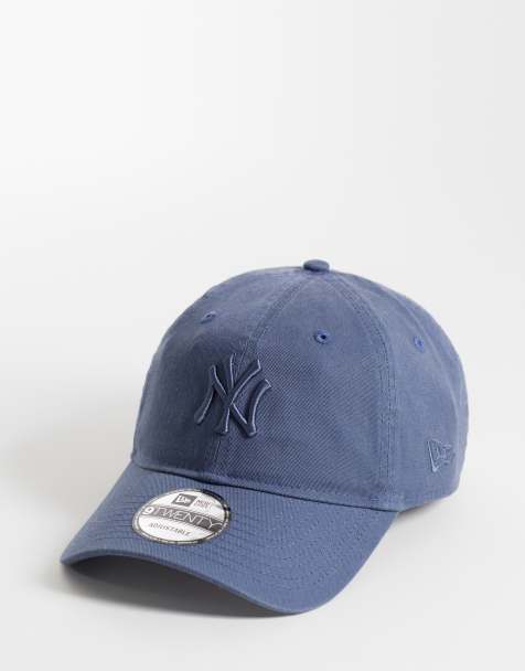 New Era NY Yankees 9twenty tonal washed cap in blue - view 1