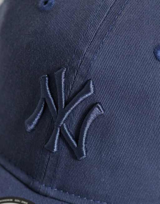 New Era NY Yankees 9twenty tonal washed cap in blue, 2 of 3