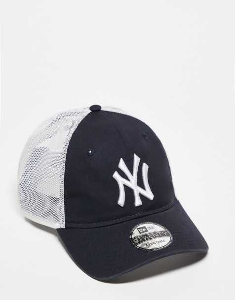 New Era - NY Yankees - 9twenty - Truckerpet in blauw met wassing - view 1