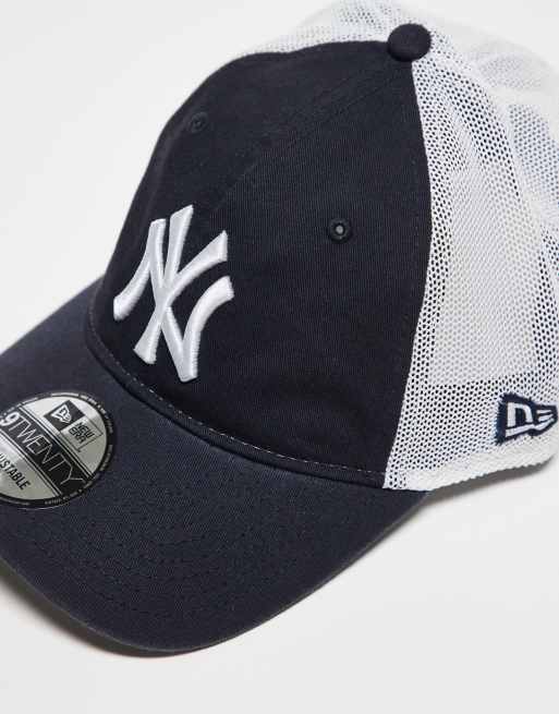 New Era - NY Yankees - 9twenty - Truckerpet in blauw met wassing, 2 van 3