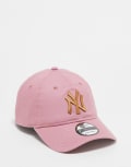 [New Era] New Era NY Yankees 9Twenty unstructured cap in pink No Size Pink