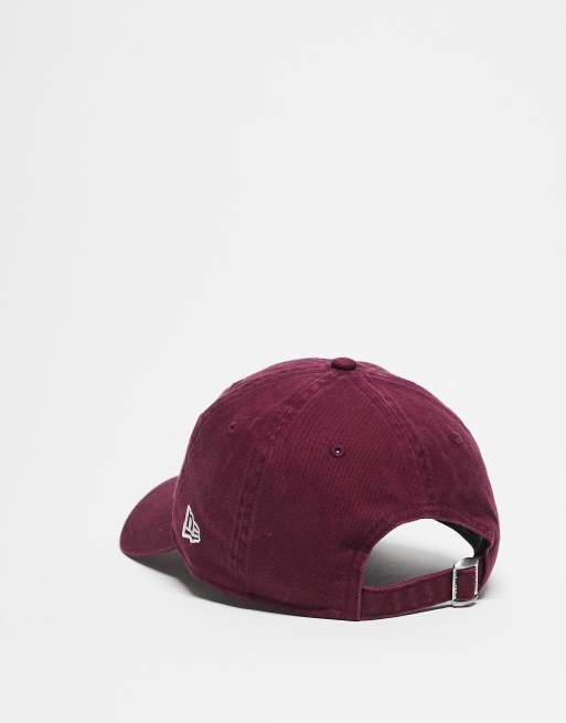 New Era – NY Yankees 9twenty – Vinröd keps i tvättad bomull, 3 av 3
