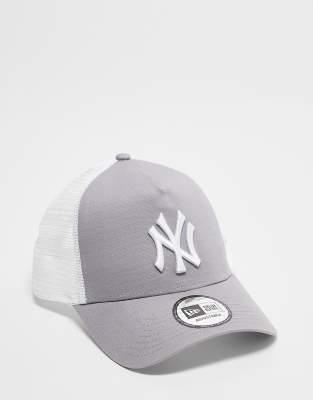 New Era - NY Yankees A-frame - Trucker-Kappe in Grau