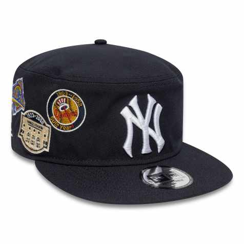 New Era NY Yankees adjustable pillbox cap in navy - view 1