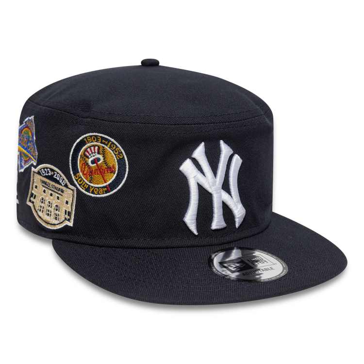 New Era NY Yankees adjustable pillbox cap in navy | ASOS
