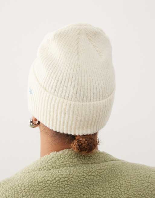 New Era - NY Yankees - Beanie van wolmix met brede rand in beige, 3 van 3