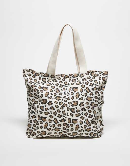 New Era - NY Yankees - Borsa shopping con logo e stampa animalier multicolore