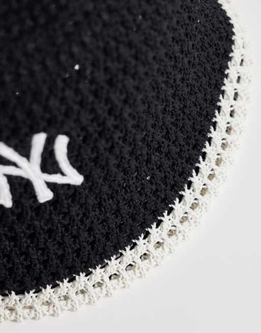 New Era - NY Yankees - Cappello da pescatore in maglia nero da donna, 3 di 3