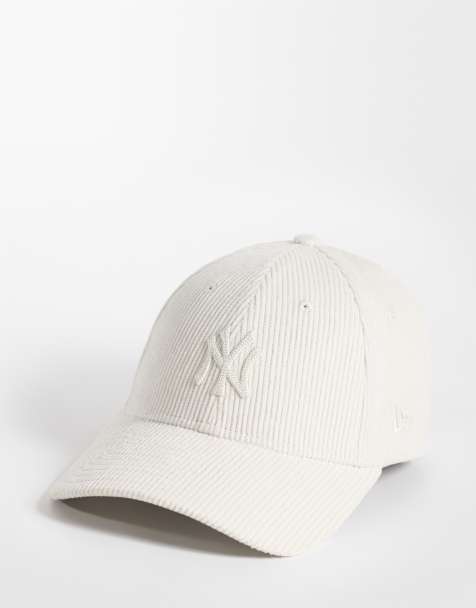 New Era - NY Yankees - Casquette 9forty en velours côtelé avec logo ton sur ton - Neutre - view 1