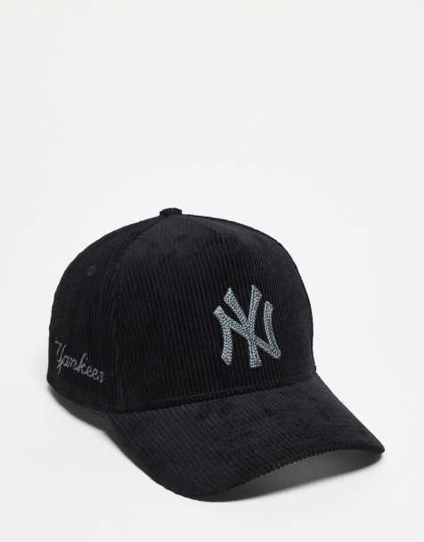 New Era - NY Yankees - Casquette en E en velours côtelé - Noir - view 1