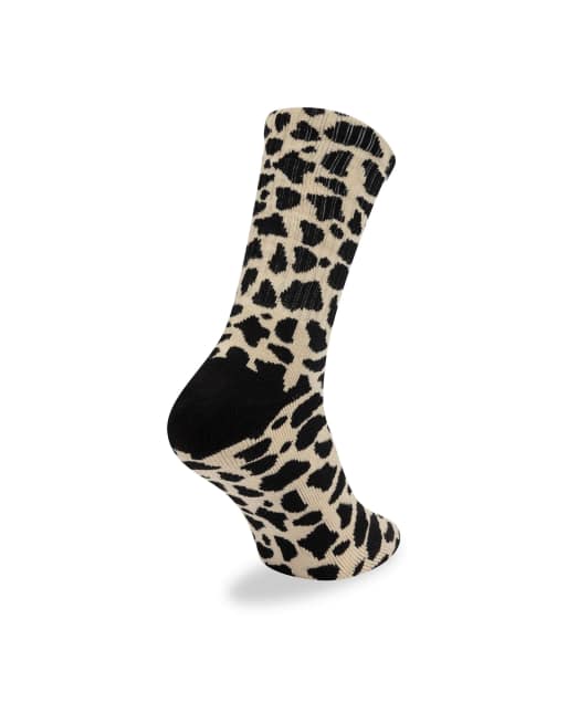 New Era - NY Yankees - Chaussettes pour femme à imprimé vache - Multicolore, 1 de 3