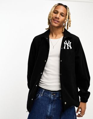 New Era NY Yankees coach jacket in black