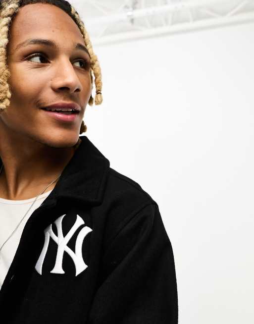 New Era NY Yankees coach jacket in black