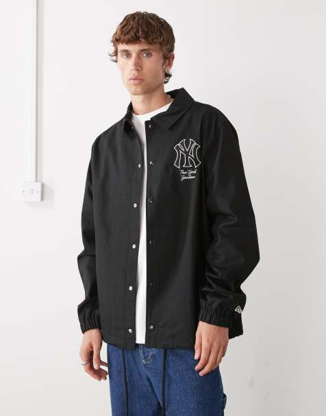 New Era NY Yankees coach jacket in black - view 1