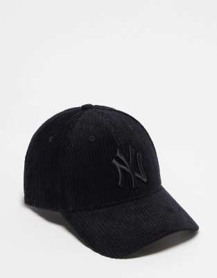 New Era New Era NY Yankees cord 9forty cap in black