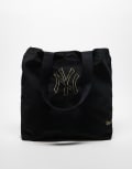 [New Era] New Era NY Yankees cord tote bag in black No Size Black