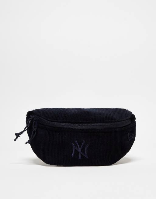 New Era NY Yankees corduroy bum bag in navy