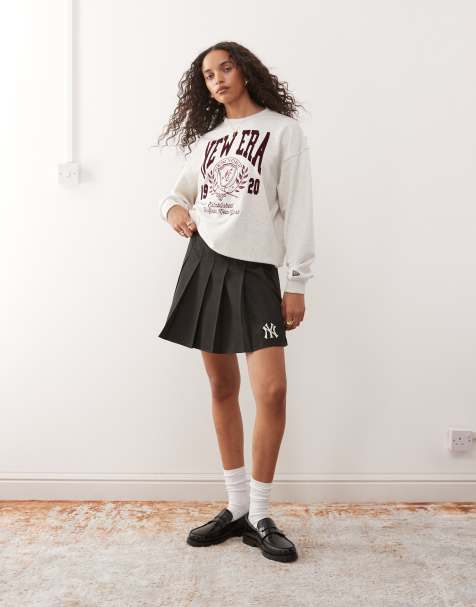 New Era NY Yankees tennis skirt in black