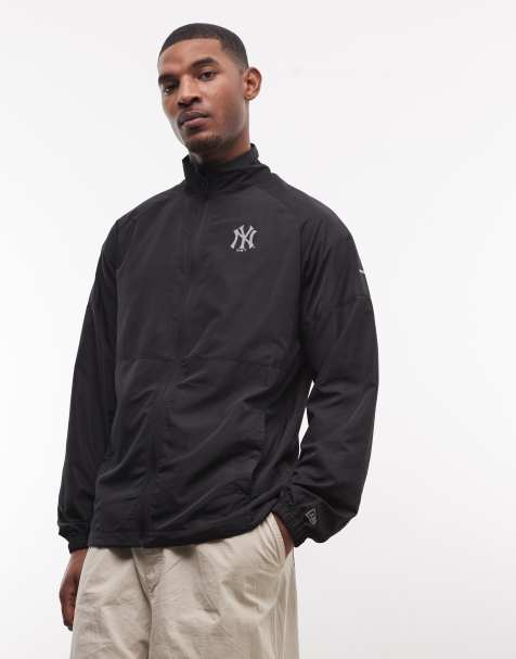 New Era – NY Yankees – Czarna zapinana na zamek bluza dresowa z tkaniny - view 1