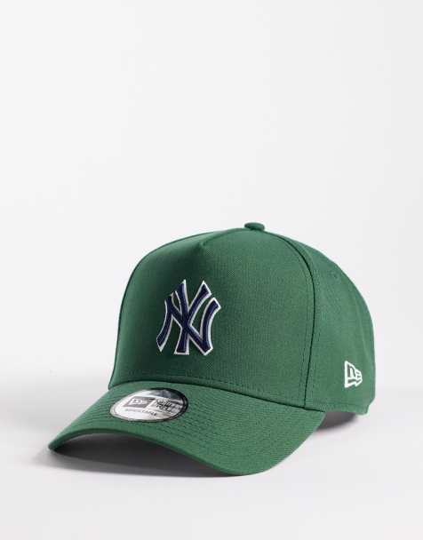 New Era - NY Yankees E-frame - Mørkegrøn kasket med tekstlogo - view 1