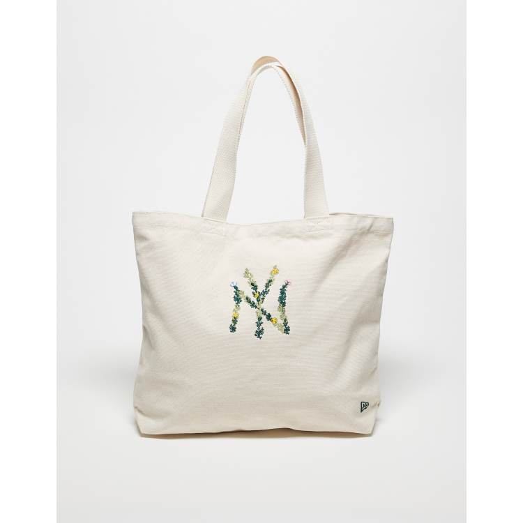 【新品】NICK GEAR Flower NY Yankees Tote bag MLB Floral New York Yankees Quilted Tote Bag | NEC EU
