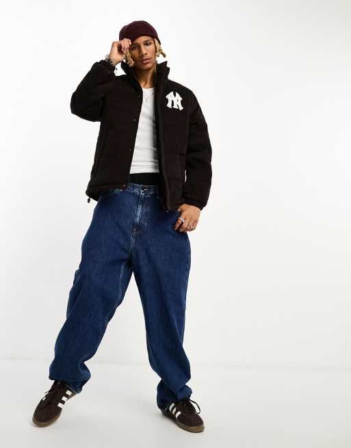 New Era - NY Yankees - Gewatteerd corduroy jack in bruin
