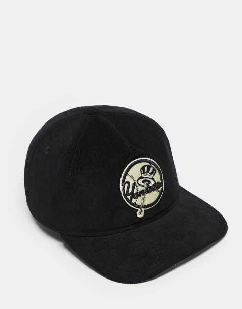New Era – NY Yankees Golfer – Czarna sztruksowa czapka z daszkiem - view 1