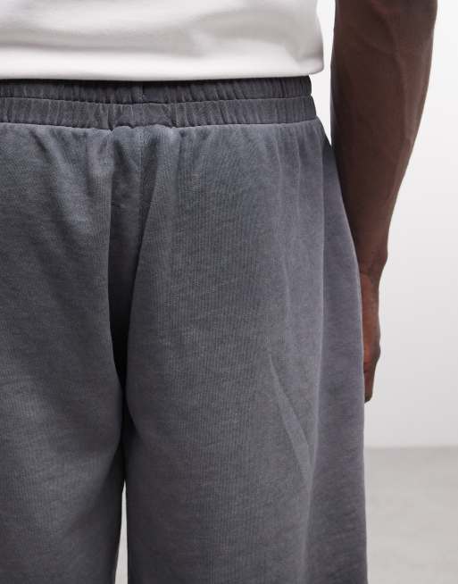 New Era - NY Yankees - Jersey short met logo in grijs met wassing, 4 van 5