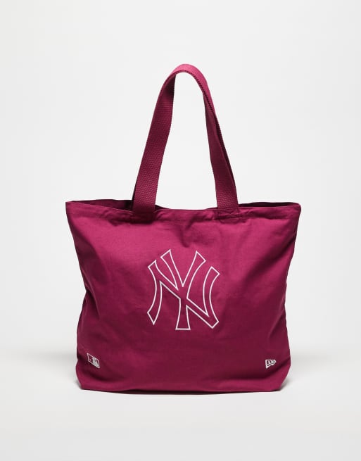 New Era – NY Yankees – Lekka płócienna torba typu tote w czerwonym kolorze
