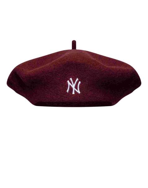 New Era NY Yankees logga dambasker i burgundy - view 1