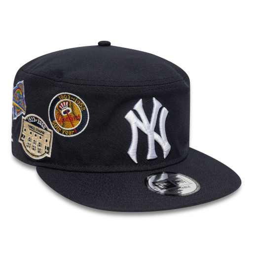 New Era - NY Yankees - Marineblå og justerbar pillbox-kasket