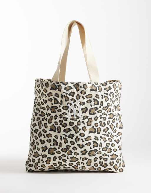 New Era - NY Yankees - Maxi borsa con stampa leopardata multicolore