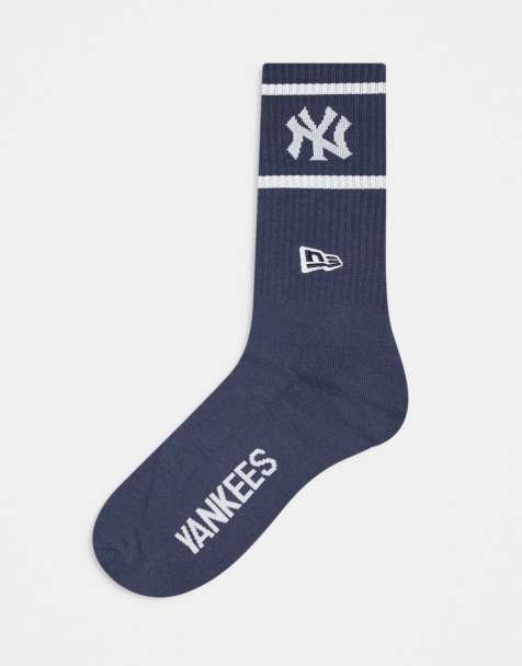 New Era – NY Yankees – Niebieskie skarpetki z logo - view 1