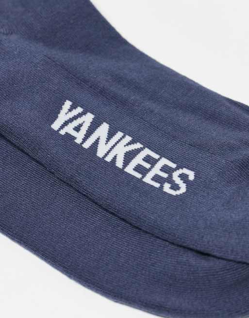 New Era – NY Yankees – Niebieskie skarpetki z logo, 2 z 3
