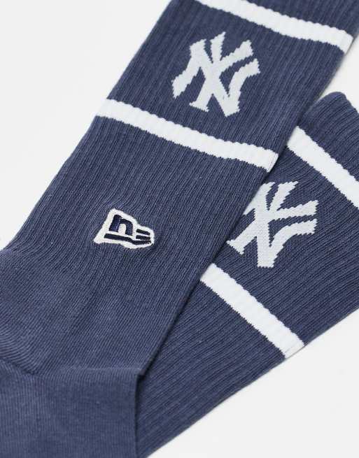 New Era – NY Yankees – Niebieskie skarpetki z logo, 3 z 3