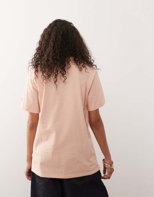 New Era NY Yankees oversized t-shirt in light pink | ASOS