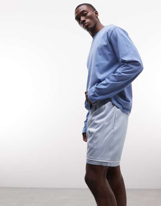 New Era - NY Yankees - Short met logo in lichtblauw, 2 van 5