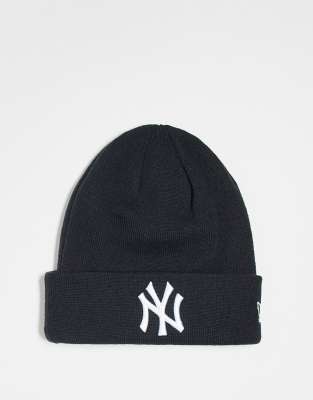 New Era - NY Yankees - Strickmütze in Marineblau mit Umschlag